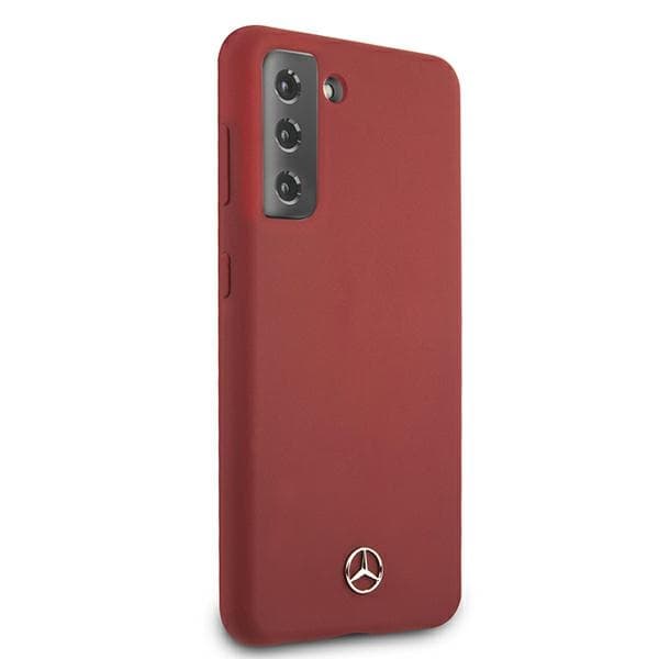 Mercedes Silikonski ovitek za Samsung Galaxy S21+ - rdeč 4