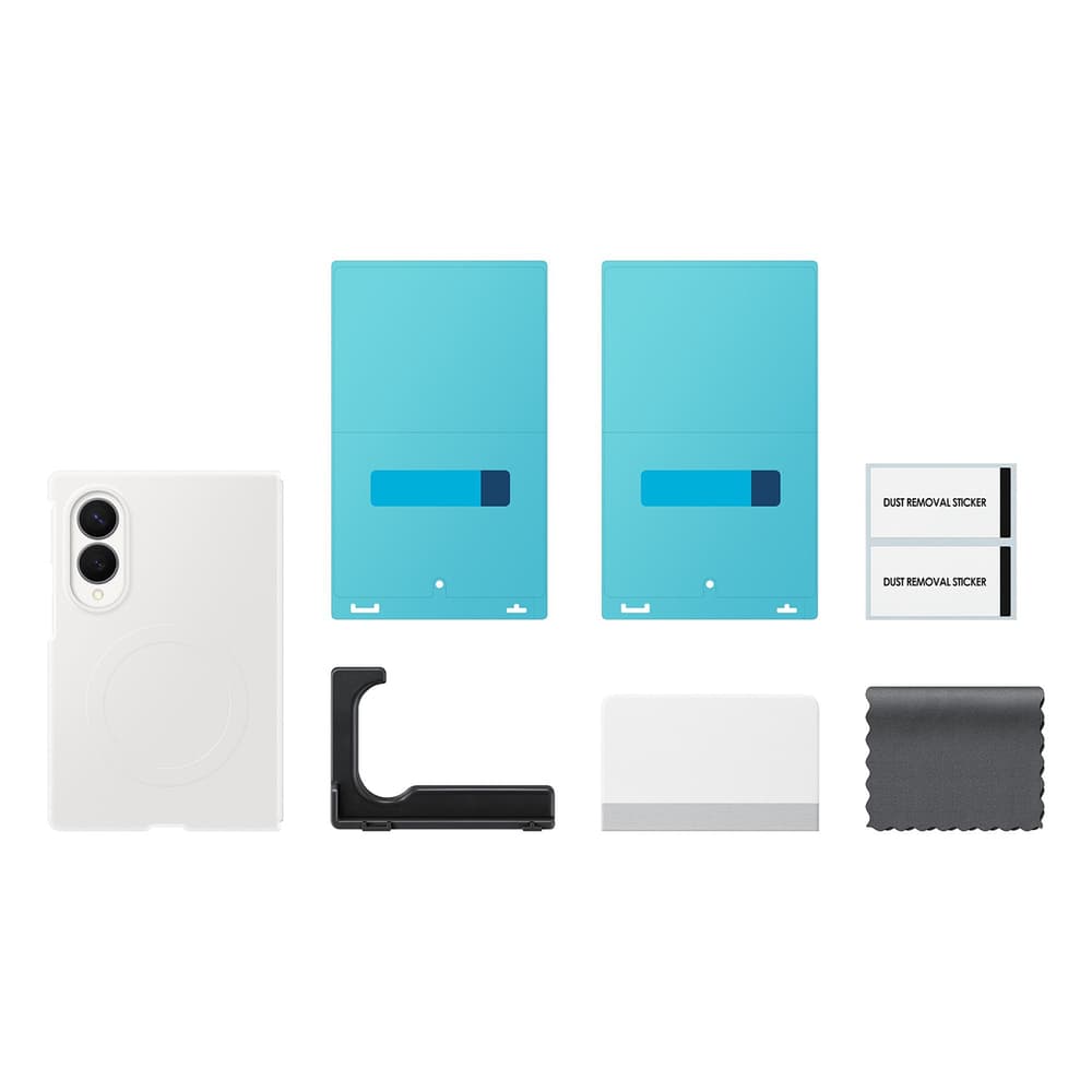 Samsung Silicone Magnet ovitek za Galaxy Z Fold 8, bel 5