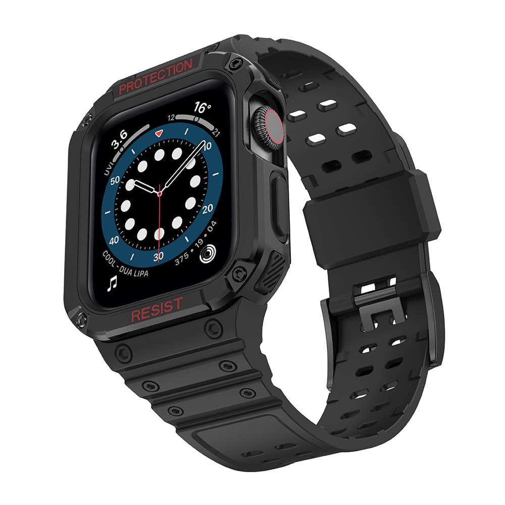 Hurtel Protect Strap Band za Apple Watch 38/40/41mm, črna 2