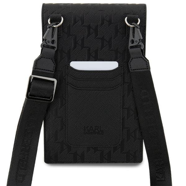 Torba Karl Lagerfeld Handbag Saffiano Monogram Choupette - črna 5