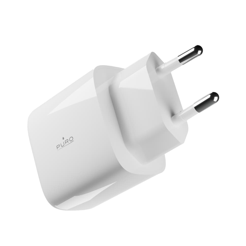 Puro PROLITE 30W USB-C stenski polnilnik, bel 4