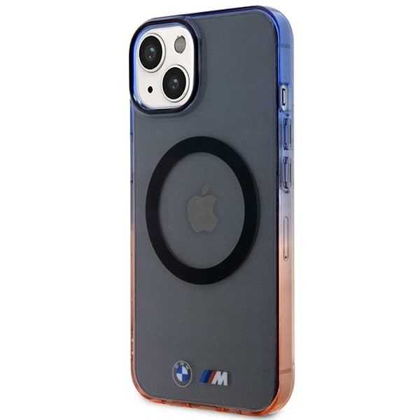 Ovitek za iPhone 14 Plus BMW Gradient Bumper MagSafe, siv 2