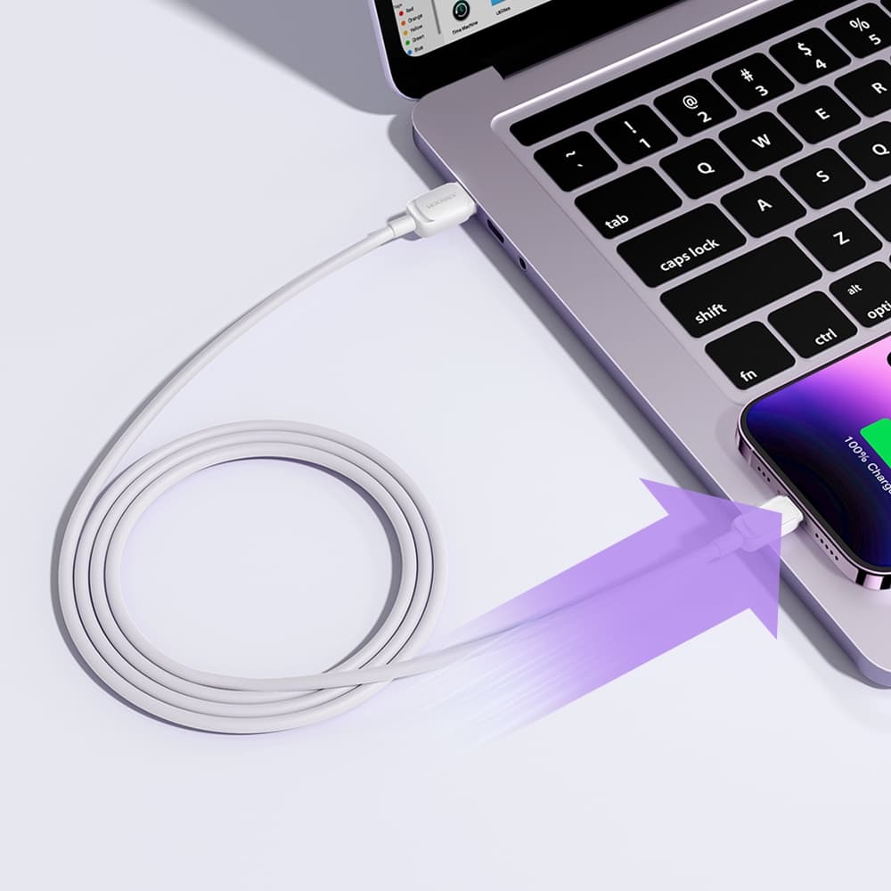 Joyroom A14 Lightning / USB-A 2.4A kabel 1.2m - bel 6