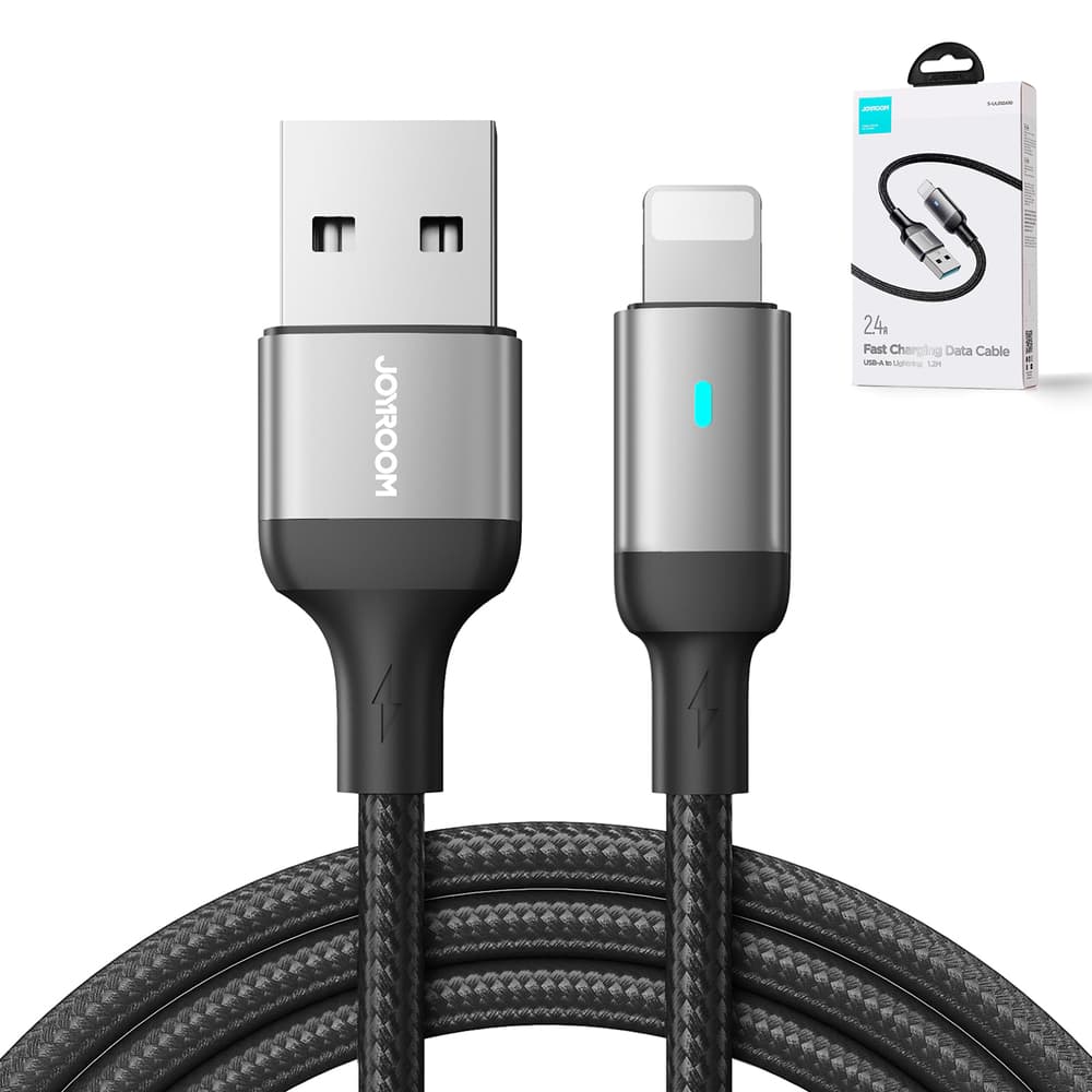Kabel Joyroom Extraordinary Series A10 USB-A / Lightning 2.4A 1,2 m - črn 4