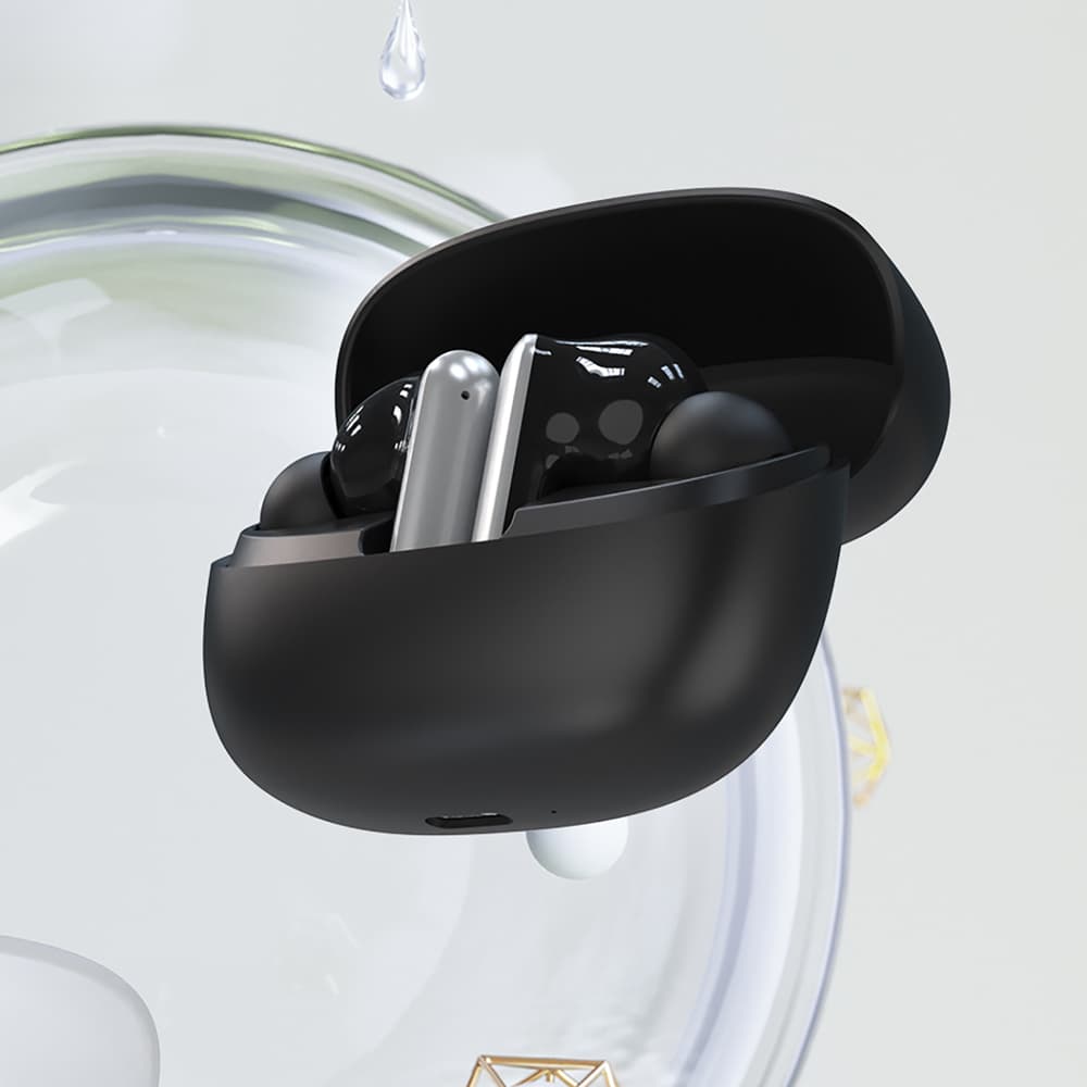 Dudao U21 TWS ANC ENC Bluetooth slušalke - črne 6