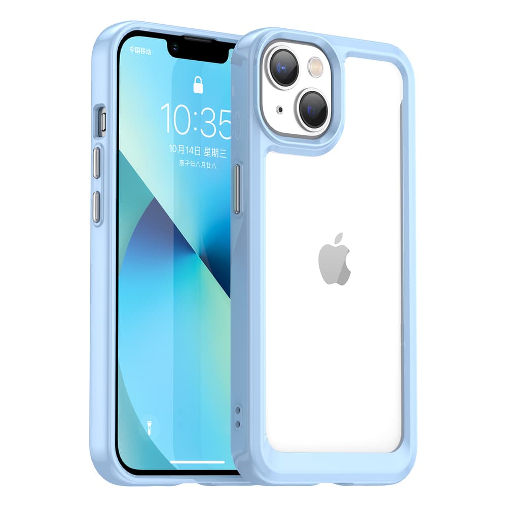 Hurtel Outer Space ovitek za iPhone 14 Plus - modra