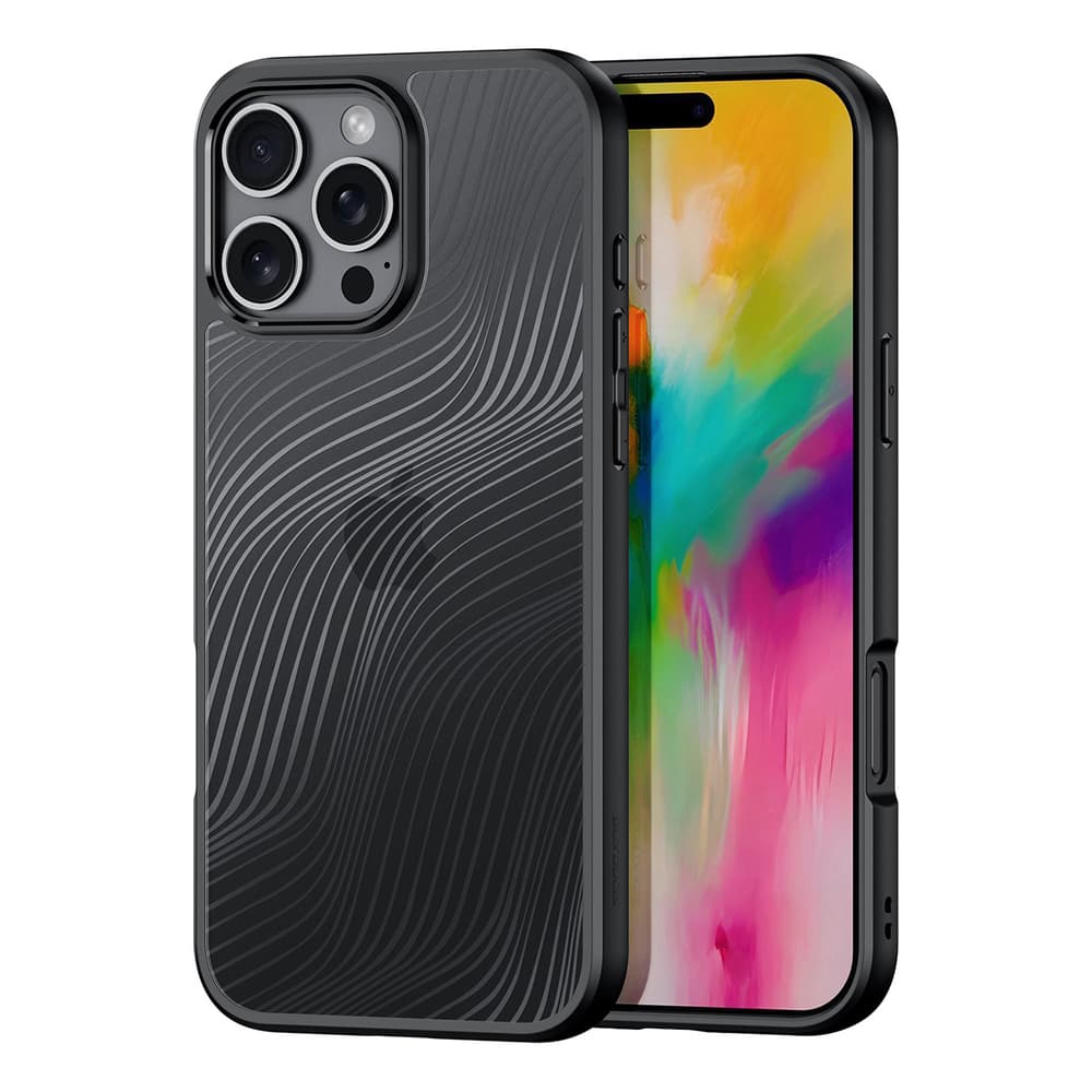 Dux Ducis Aimo ovitek za iPhone 16 Pro Max - črn/prozoren