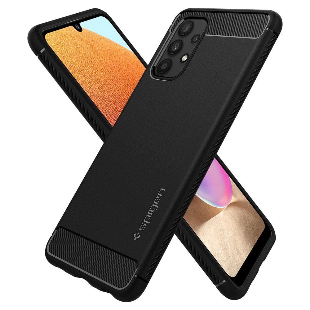 Spigen Rugged Armor ovitek za Samsung Galaxy A52 / A52S, mat črn 8