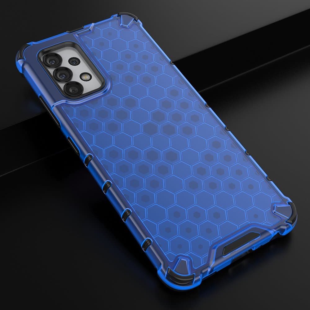 Hurtel Honeycomb ovitek za Samsung Galaxy A03s - modra 4