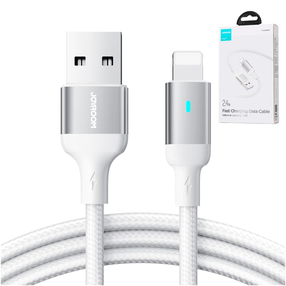 Joyroom Extraordinary Series A10 USB-A / Lightning 2.4A kabel, 1.2 m, bel 5