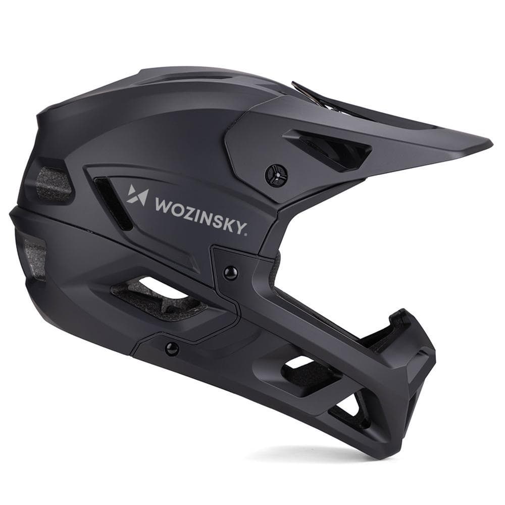 Wozinsky Full Face kolesarska čelada z odstranljivim vizirjem, 60-62 cm - črna 4