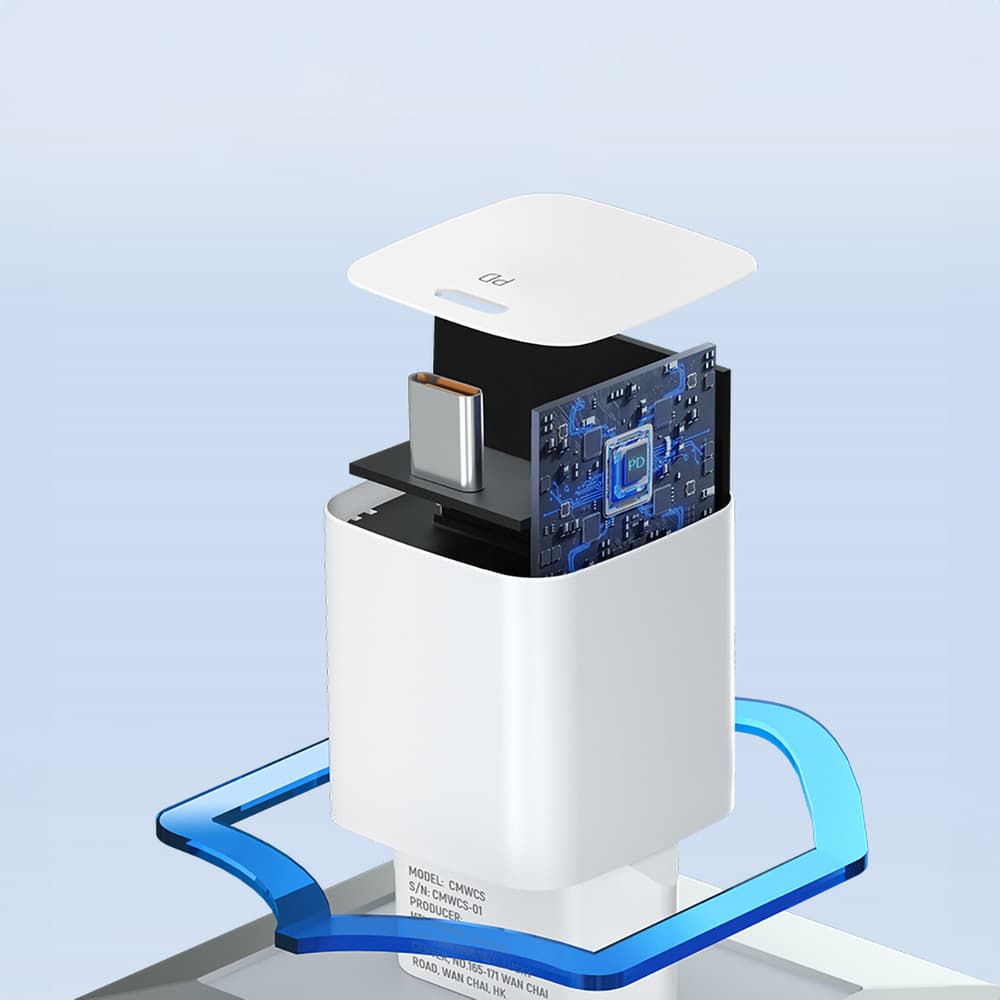 Wozinsky CMWCS 20W USB-C PD zidni polnilnik – bel 8