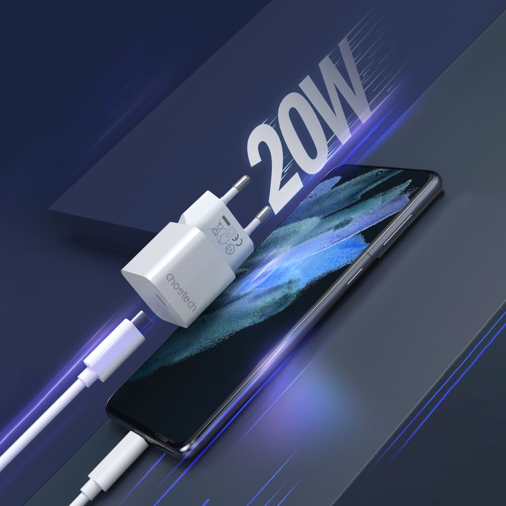 Polnilnik Choetech 20W USB Type C 4