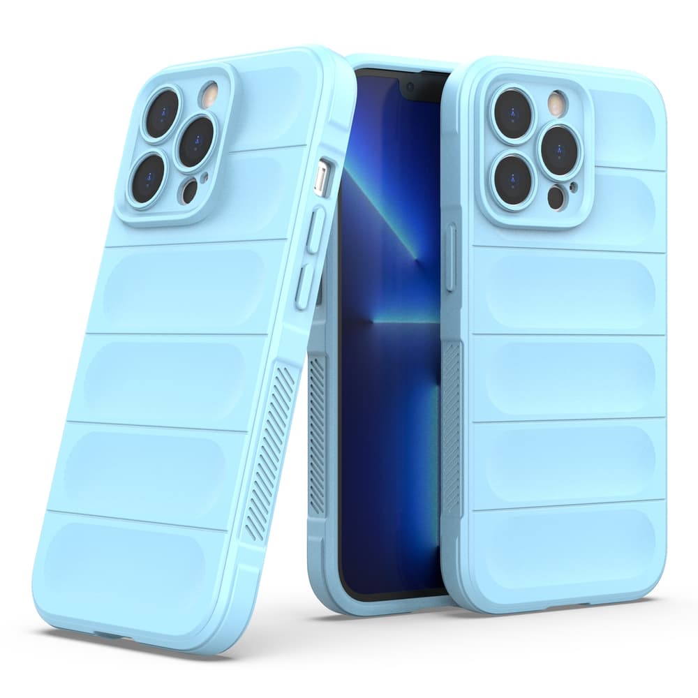 Magic Shield ovitek za iPhone 13 Pro - svetlo moder 7