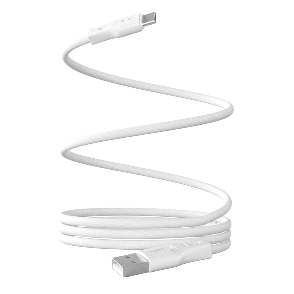 Puro Magnetic USB-A v USB-C kabel 10W, 1m, bel