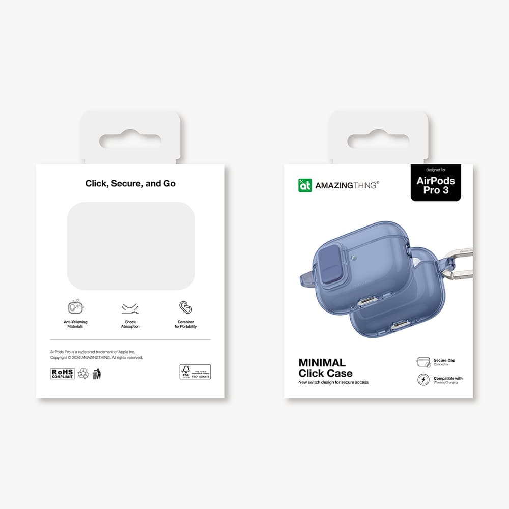 Ovitek AmazingThing Minimal za AirPods Pro 3 - Modra 5