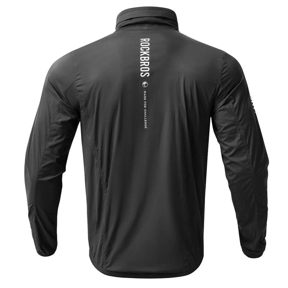Moška kolesarska vetrovka Rockbros TLWT002, zelena, M 3