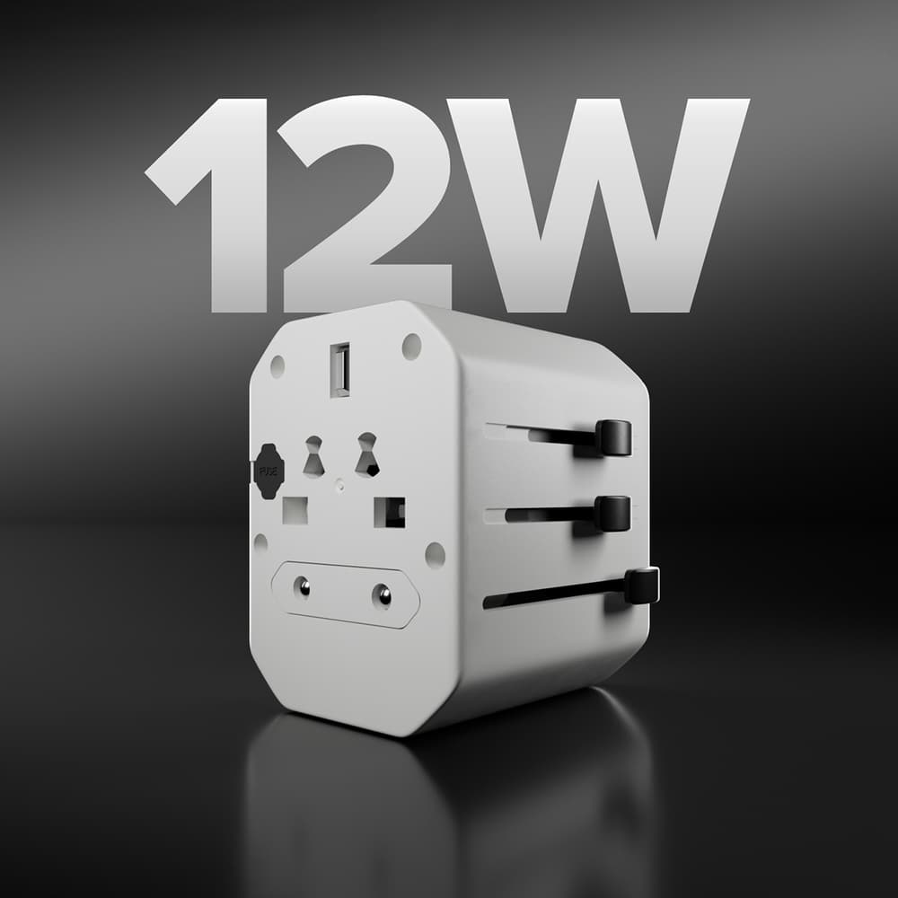 SBS TEADAPTUSBTCUNI USB-C/USB-A univerzalni potovalni adapter (bel) 3