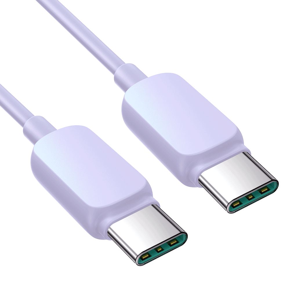 Joyroom A14 USB-C / USB-C 100W kabel 1.2m - vijoličen 3