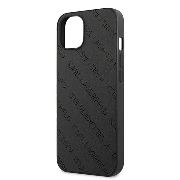 Karl Lagerfeld Perforated Allover ovitek za iPhone 13 mini (5,4") - črn 6