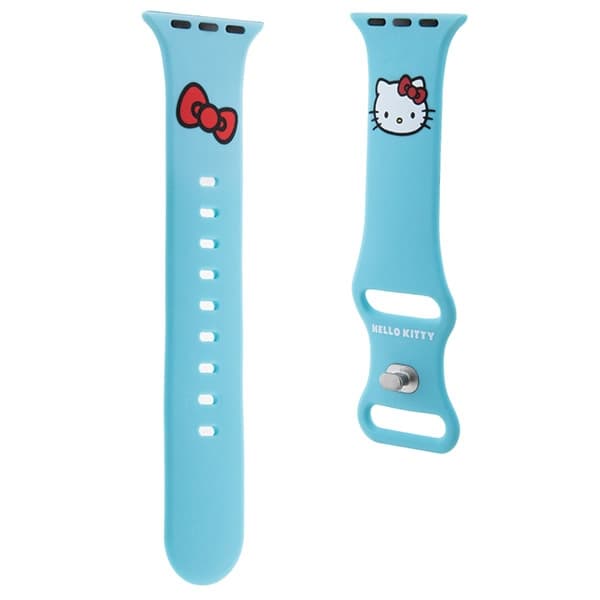 Hello Kitty trak za Apple Watch 38/40/41mm, Silicone Kitty Head, moder 3
