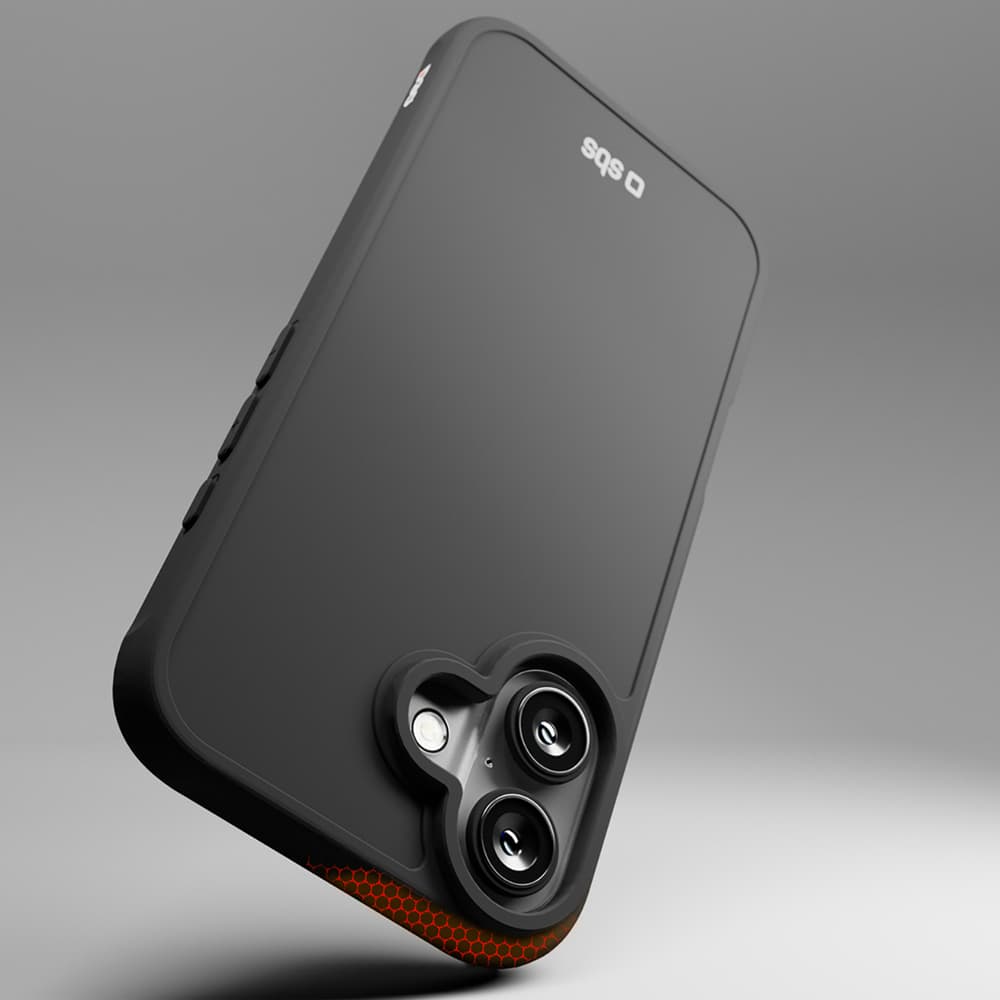 SBS Full Active D3O ovitek za iPhone 16 - črna 4