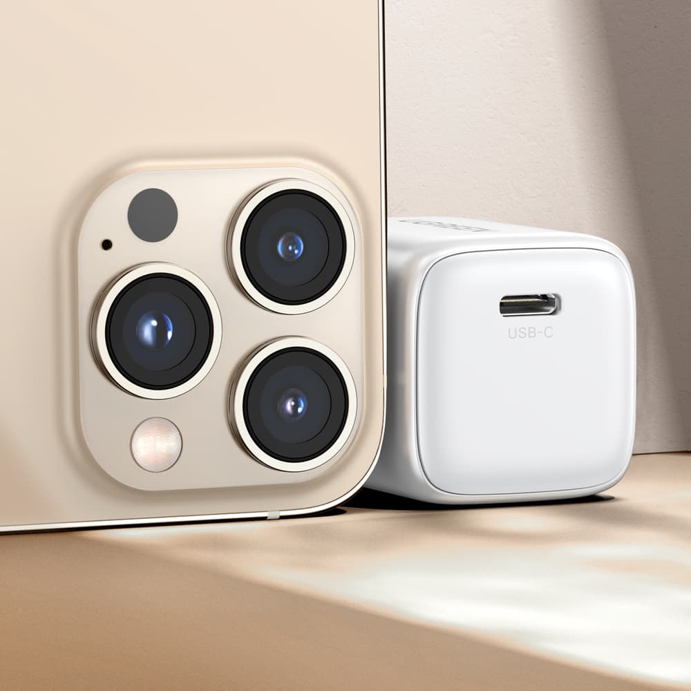 Omrežni polnilnik Ugreen Nexode mini CD318 GaN 20W USB-C PD 3.0 / QC 4.0 - bel 6
