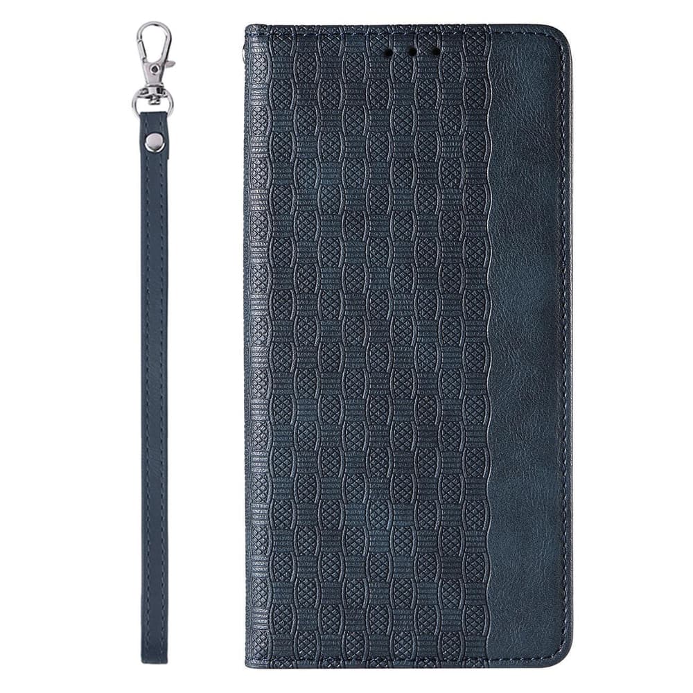 Hurtel Magnet Strap ovitek z denarnico in oporo za iPhone 14 Pro Max, modra 5