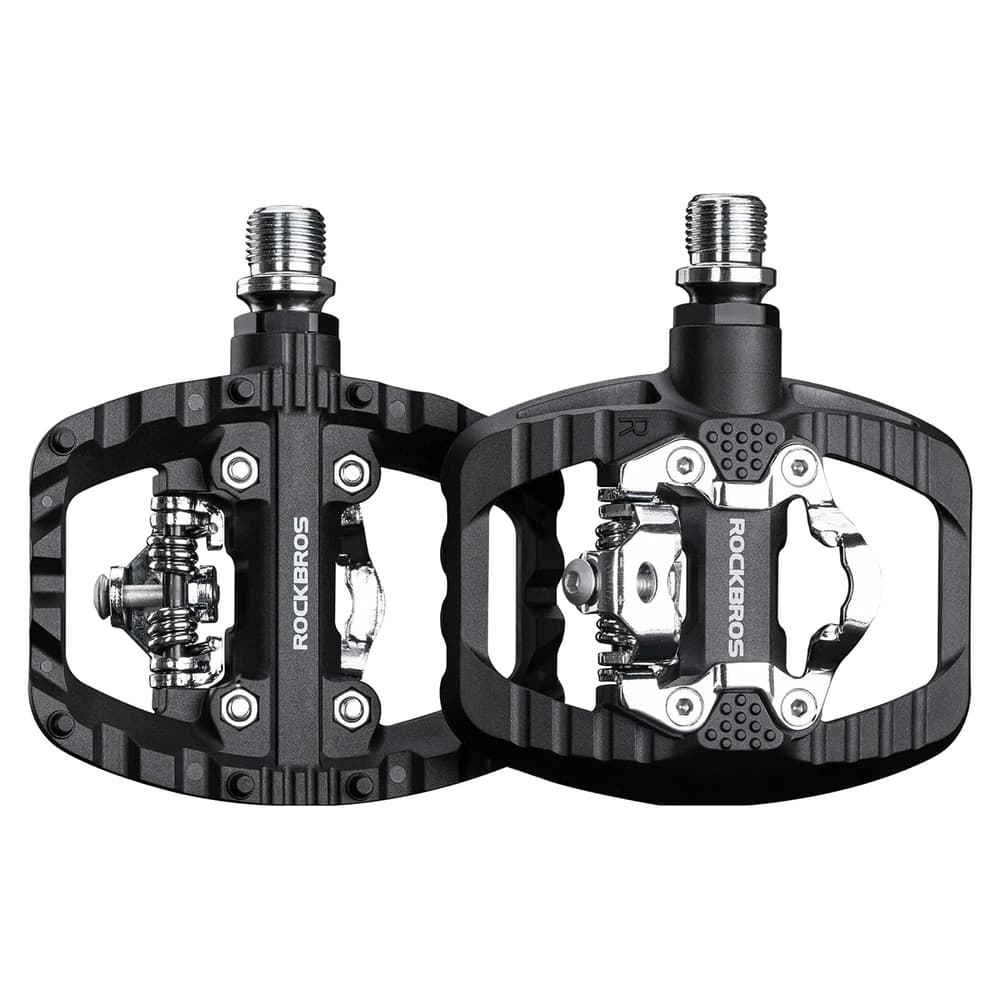 Rockbros PD303 Polu-lock pedala za kolo s platformo - črna