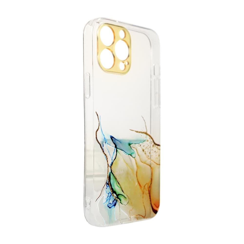 Ovitek Hurtel Marble za Xiaomi Redmi Note 11 Pro, oranžen marmor 2