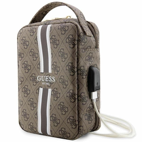 Guess GUHBP4RPSW organizator torba - rjava/rjava 4G Printed Stripes