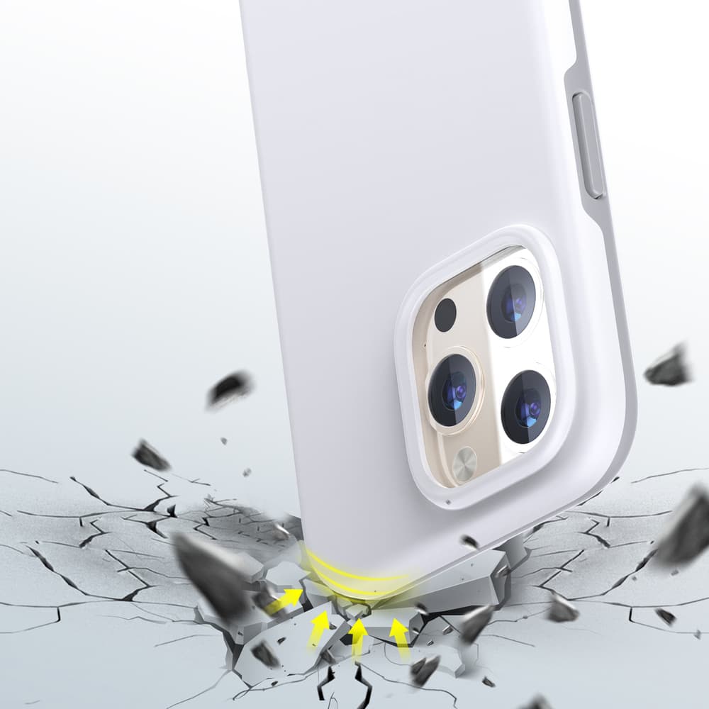 Choetech MFM Anti-drop ovitek z MagSafe za iPhone 13 Pro, bela 3