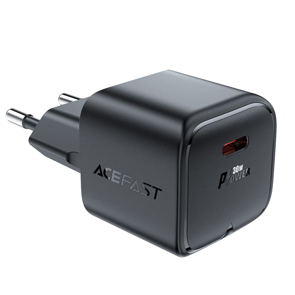 Acefast A77 Mini PD 30W GaN USB-C polnilec, črn 4