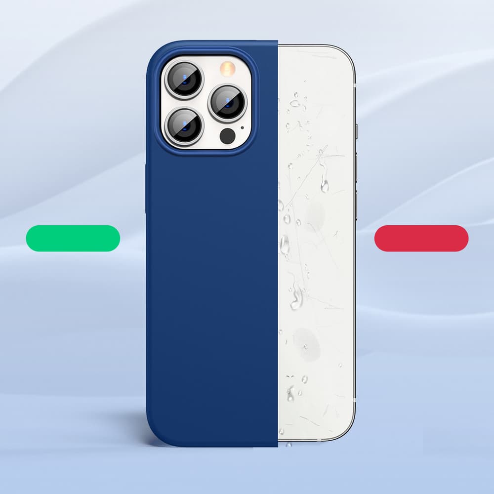 Ugreen Zaščitni silikonski ovitek za iPhone 13 Pro Max, moder 4