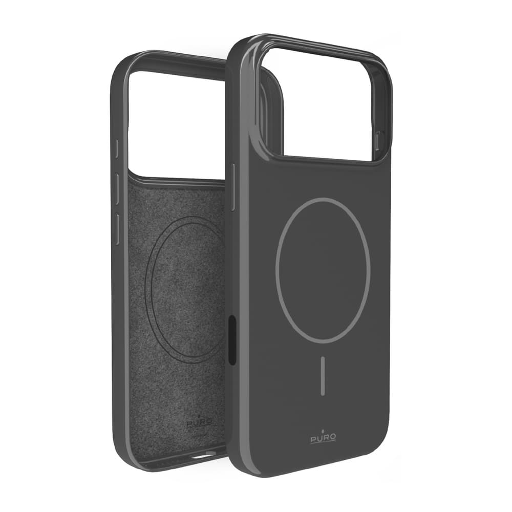 Puro Pulse ovitek za iPhone 17 Pro Max, polikarbonat, siv - MagSafe