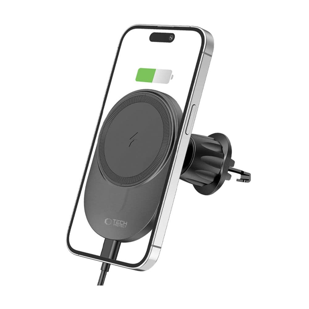 Avtomobilsko držalo Tech-Protect MM15W-V1 z MagSafe polnilcem 15W za zračnik - črno 6