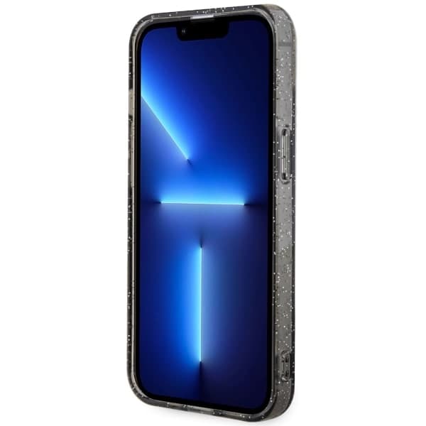 Ovitek Guess Glitter Gold MagSafe za iPhone 14 Plus 6.7" – črn 5