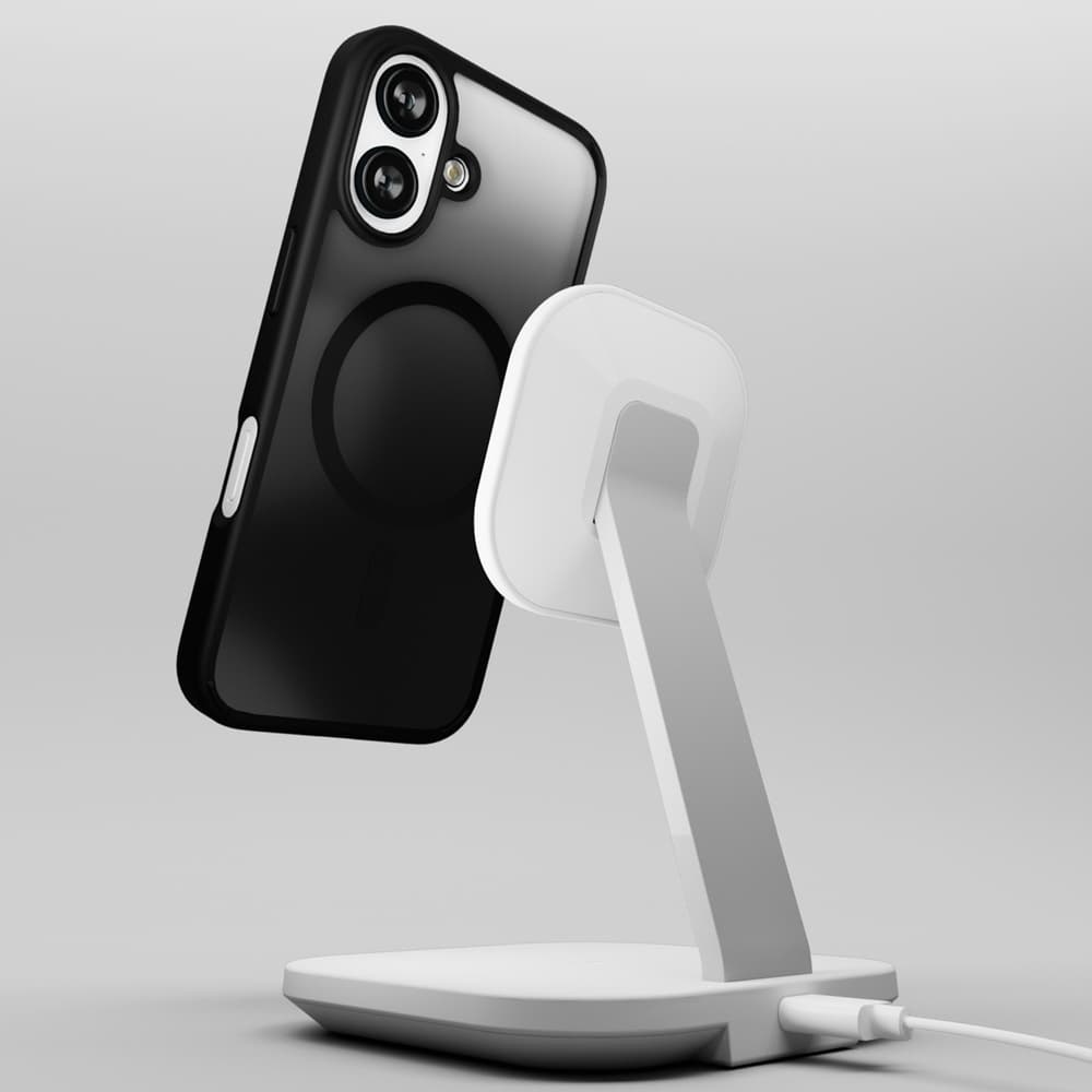 Puro Gradient MagSafe silikonski ovitek za iPhone 16 - Črna 6