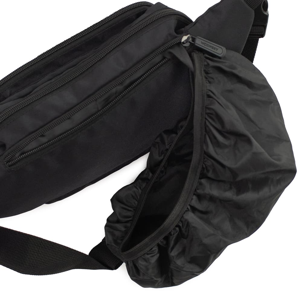 Wozinsky unisex mini naramna torba WMS-W1, vodoodbojna - črna 4