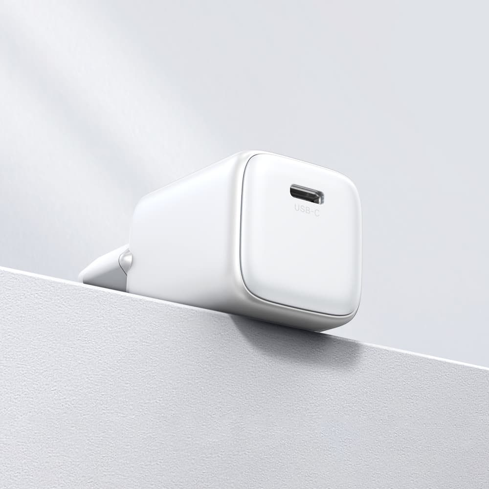 Omrežni polnilnik Ugreen Nexode mini CD318 GaN 20W USB-C PD 3.0 / QC 4.0 - bel 7