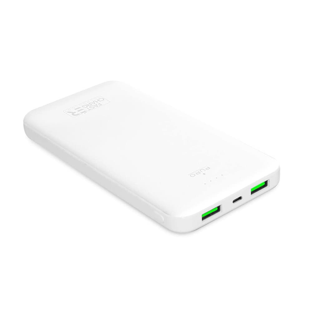 Puro Powerbank 10000mAh 12W USB-A + USB-C (bel)