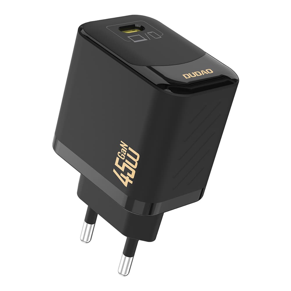 Dudao A28C 45W GaN stenski polnilnik + USB-C kabel, črn 2