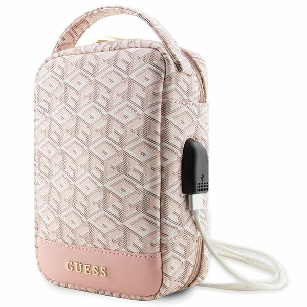 Guess GUHBHGCFSEP organizator torba - roza/roza GCube Stripe