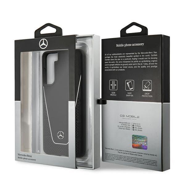 Mercedes Dynamic Line ovitek za Samsung Galaxy S21+ - črna 8