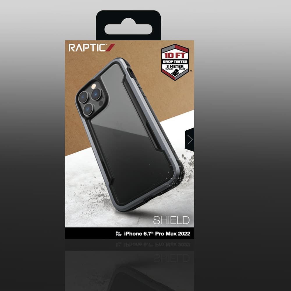Raptic X-Doria Shield oklepni ovitek za iPhone 14 Pro Max, črn 6