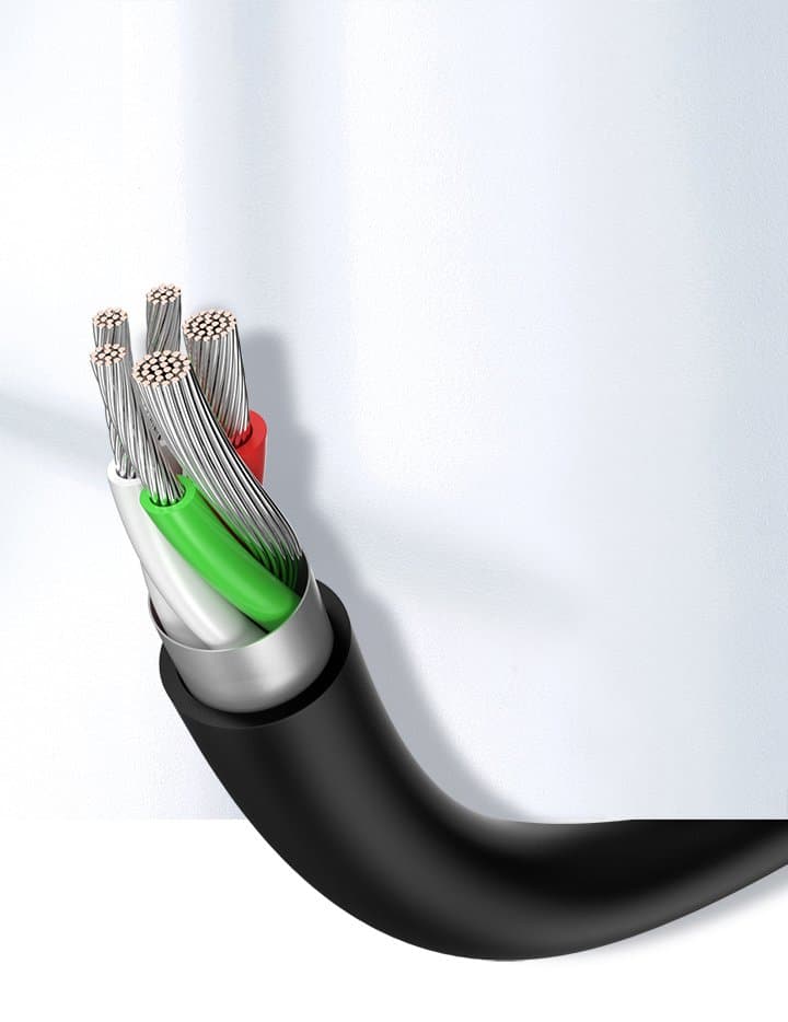 Ugreen US287 kabel USB-A / USB-C 2A, 1m - črn 8