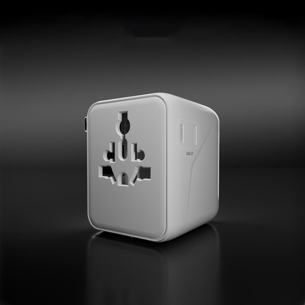 SBS Univerzalni potovalni adapter 2xUSB-C + 1xUSB-A - bel 4