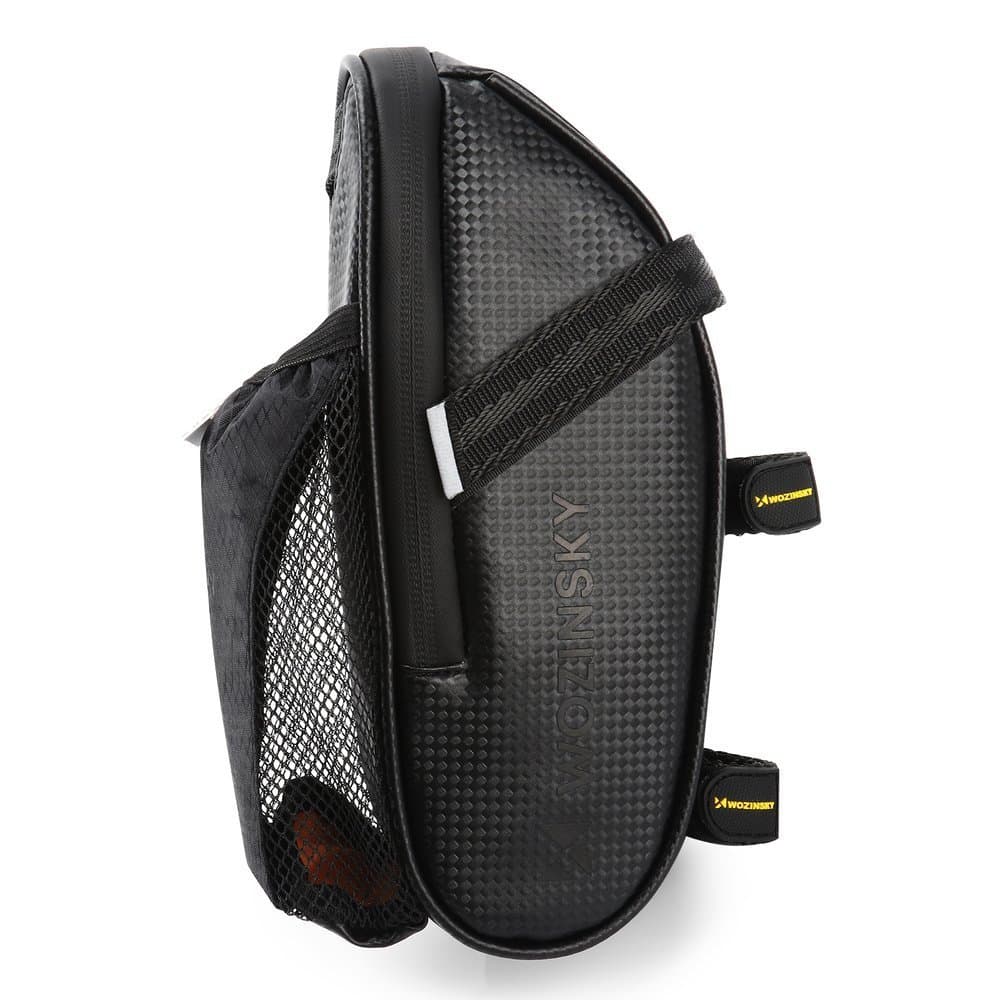 Wozinsky WBB20BK torba za pod sedež kolesa, 1.5L z žepom za bidon, črna 3