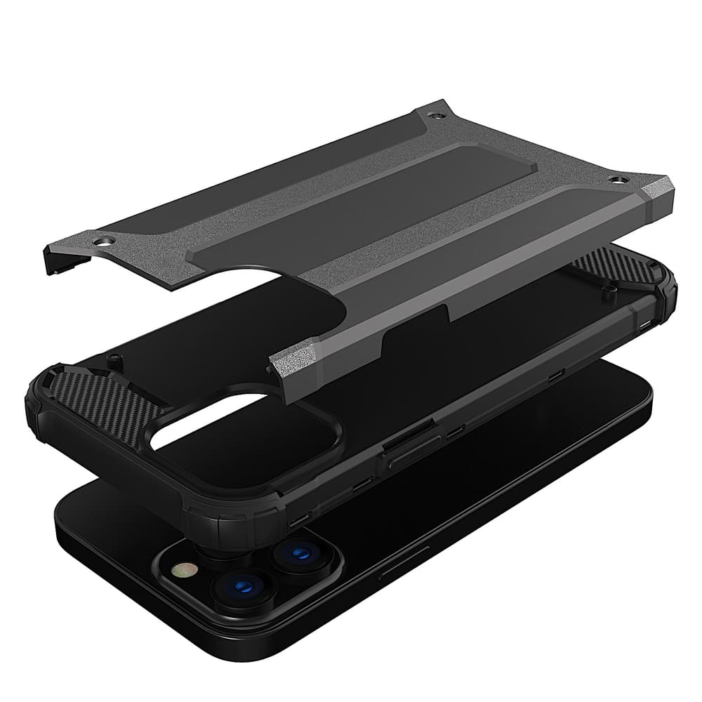 Ovitek Hurtel Hybrid Armor za iPhone 14 Pro Max, moder 8
