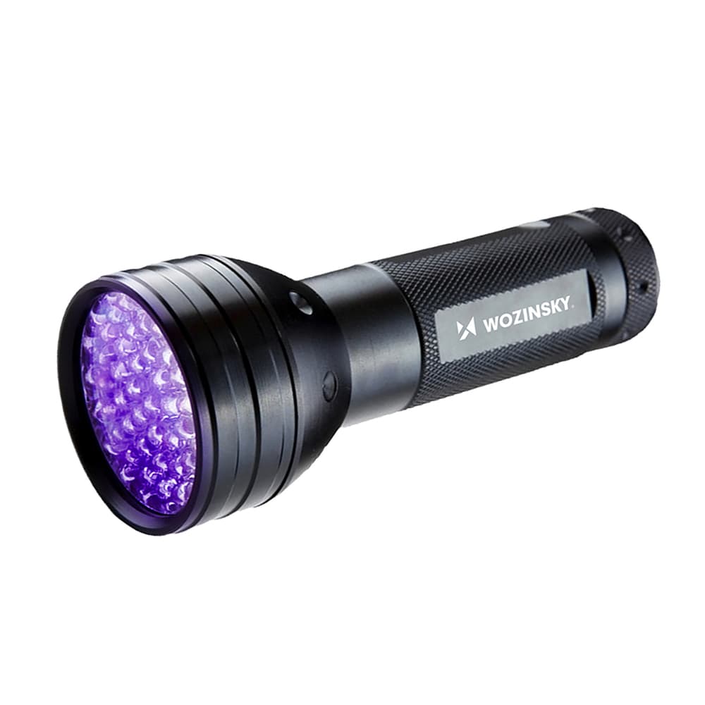 Wozinsky WLT-51L UV svetilka, IP65, za sledi, 51 LED, črna